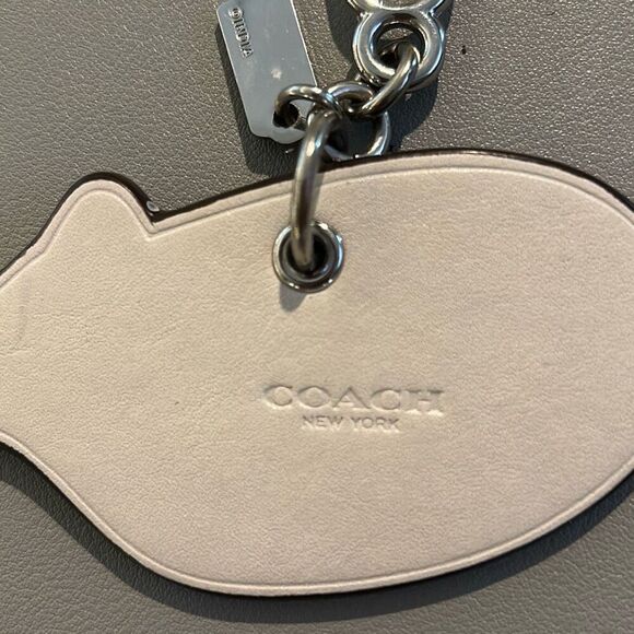 COACH Leather Deer Keychain - Picture 5 of 6